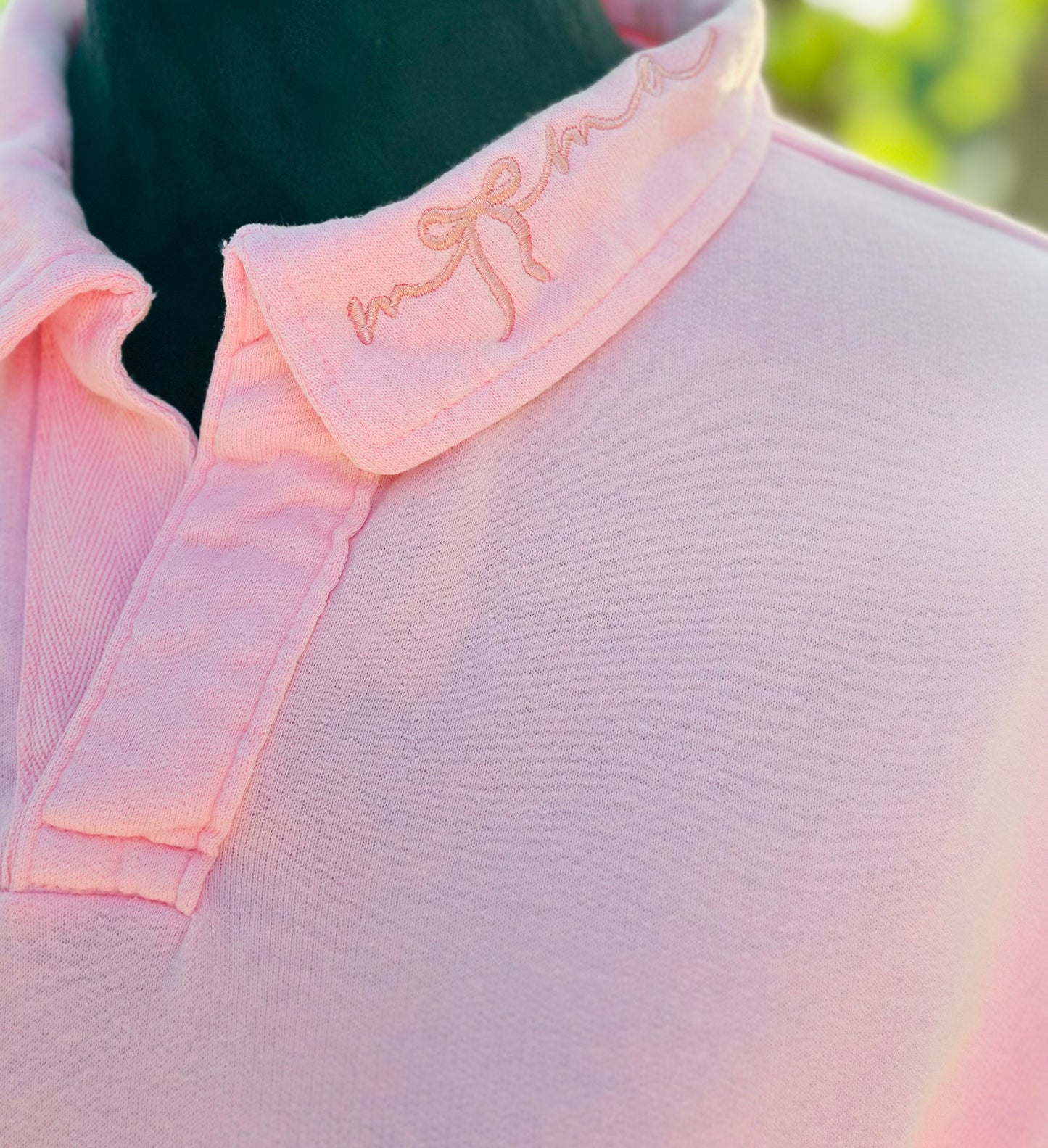 Mama Bow Collar Sweatshirt