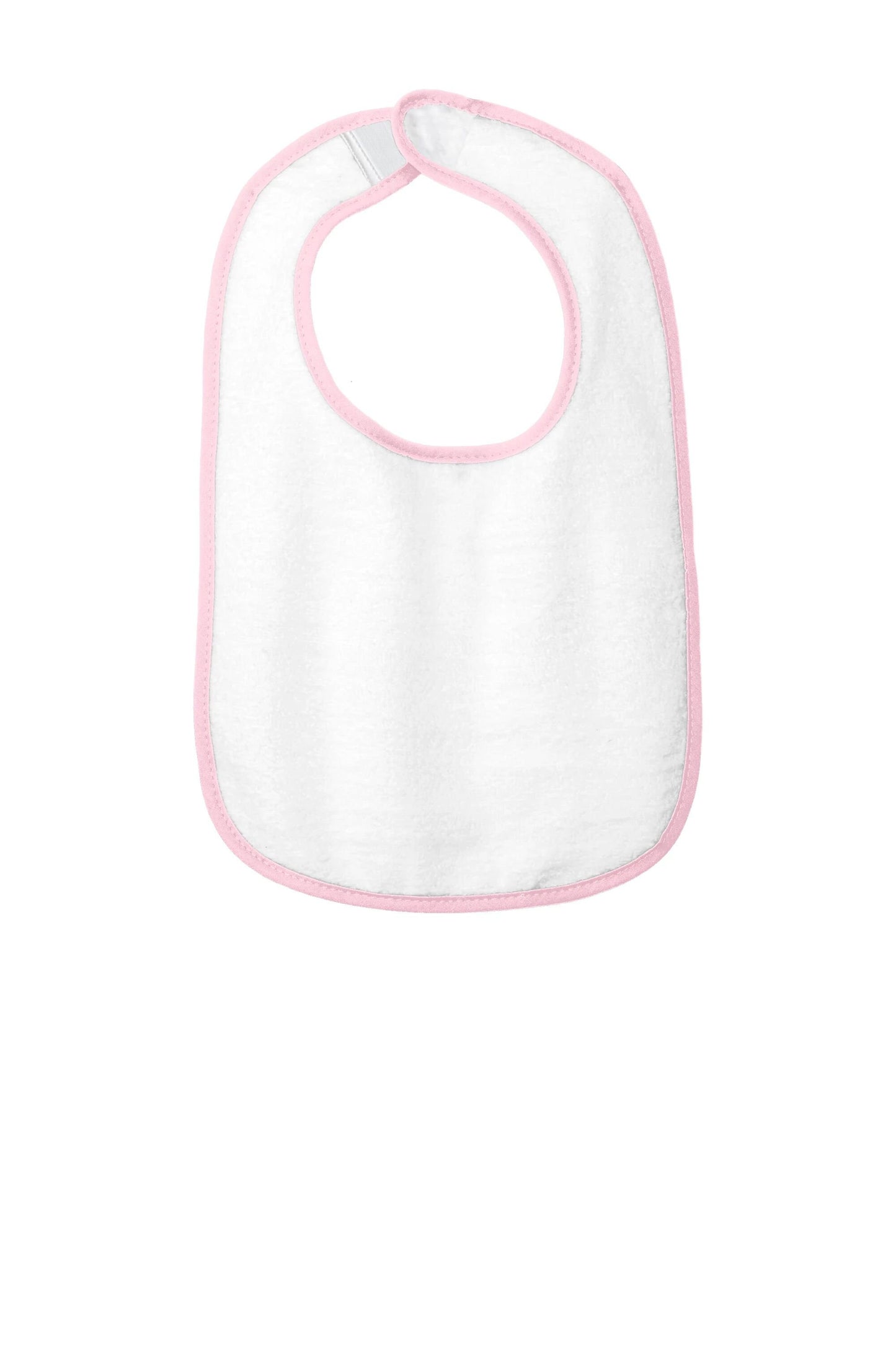 Baptism bib embroidered and personalized with baby’s name makes an excellent gift for a new baby