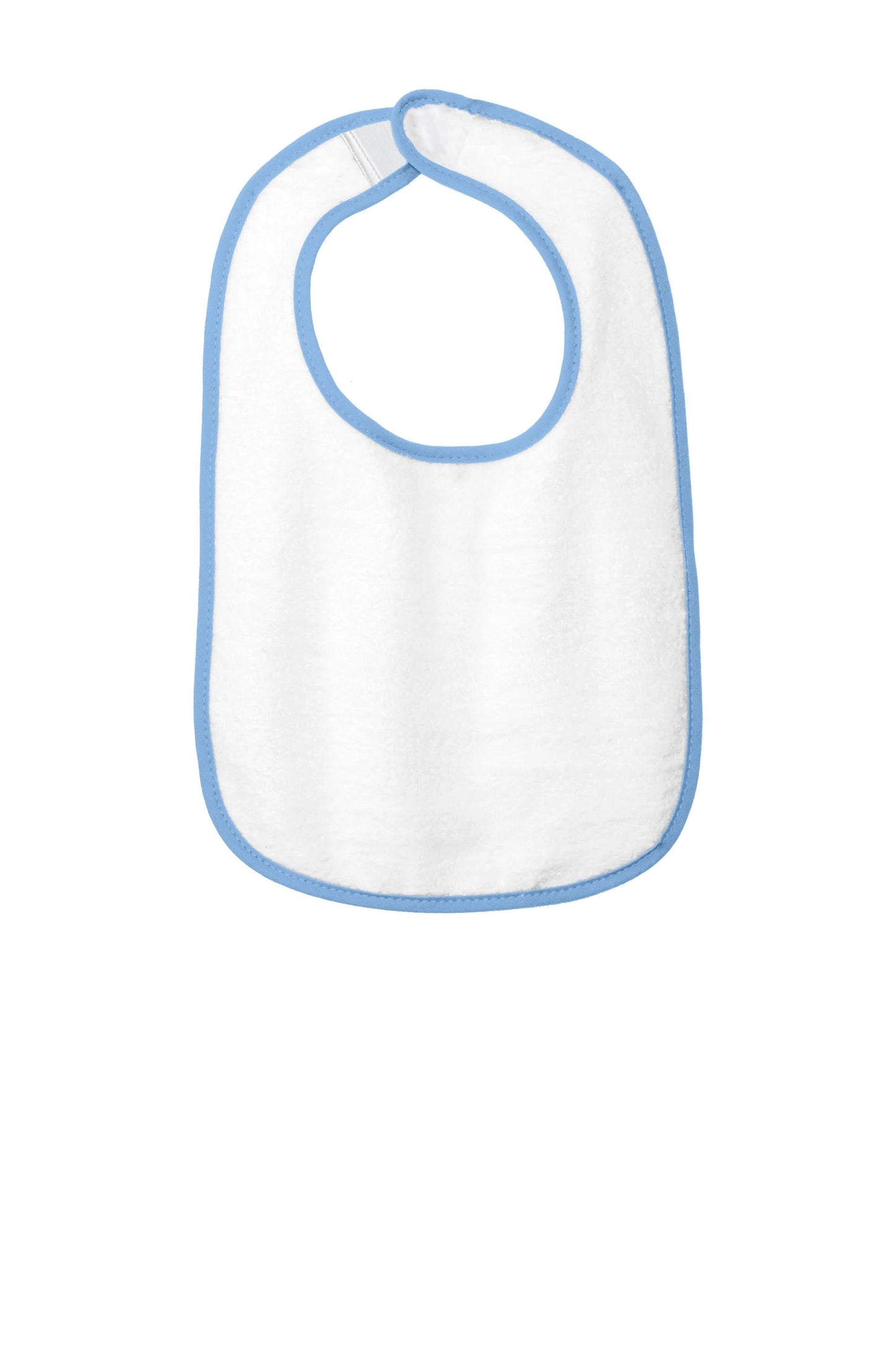 Baptism bib embroidered and personalized with baby’s name makes an excellent gift for a new baby