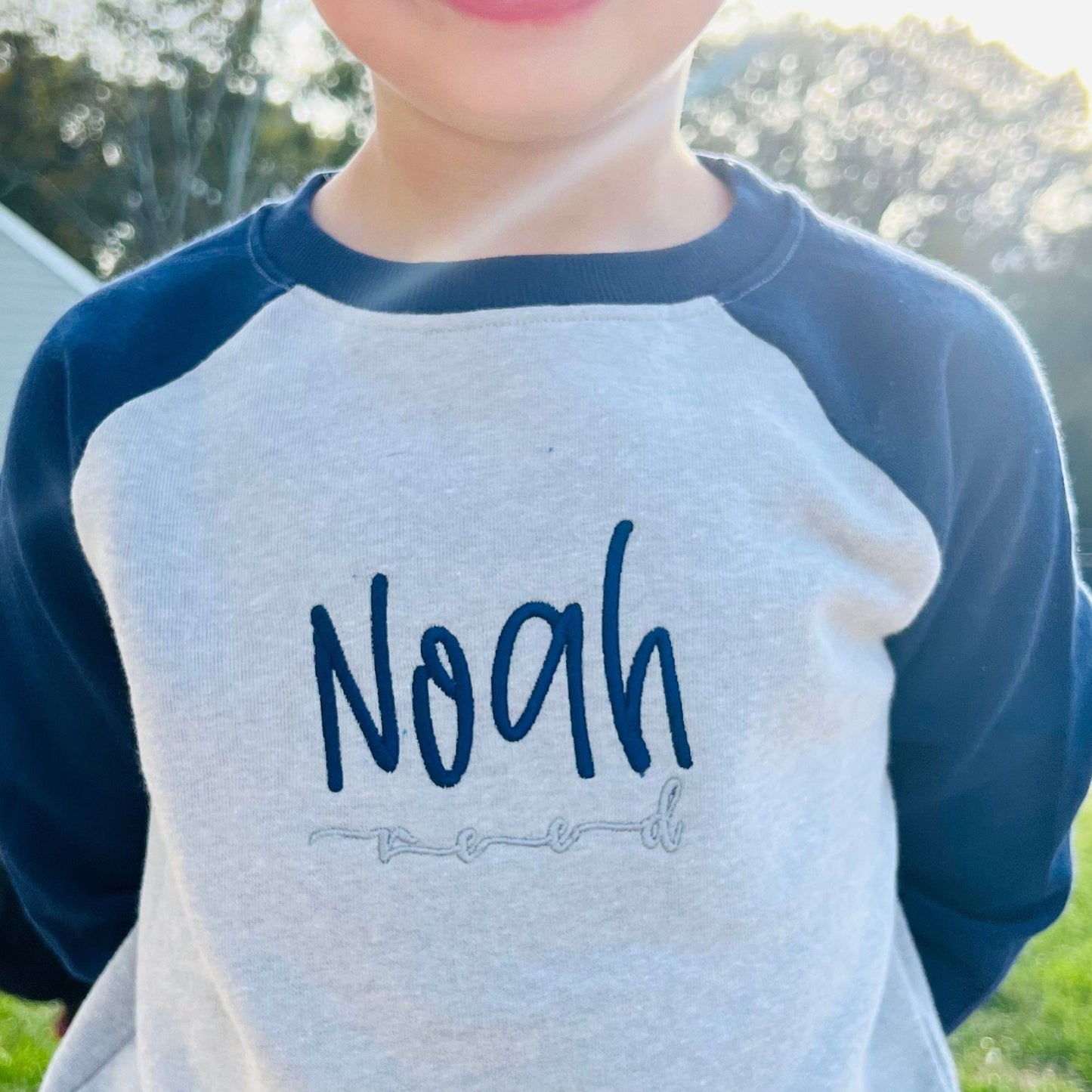 Cute Embroidered Monogrammed Simple Sweatshirt for Toddler, Personalized Sweatshirt, Custom Sweatshirt Kids, Fall Sweatshirt Boy, Girl Shirt