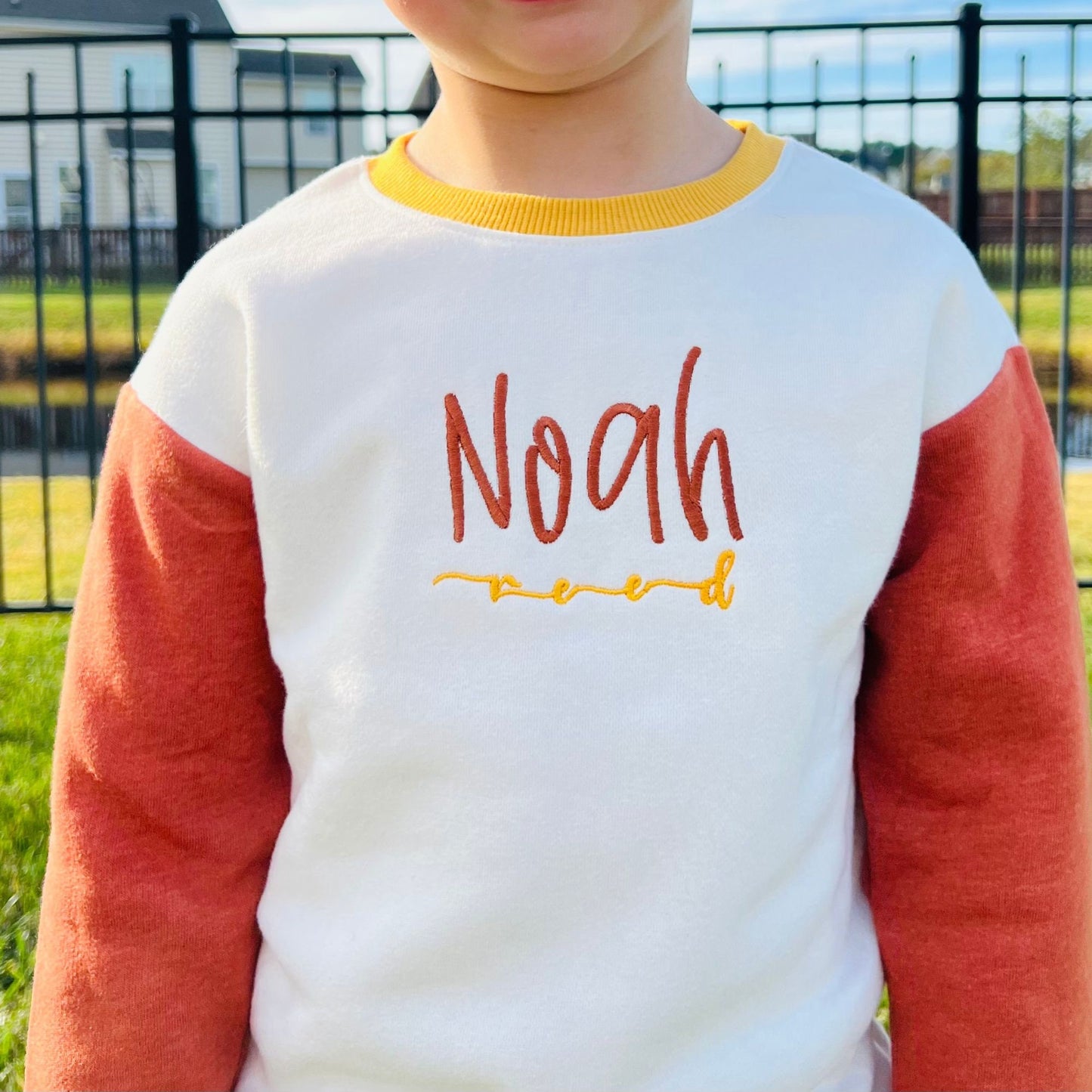 Cute Embroidered Monogrammed Simple Sweatshirt for Toddler, Personalized Sweatshirt, Custom Sweatshirt Kids, Fall Sweatshirt Boy, Girl Shirt