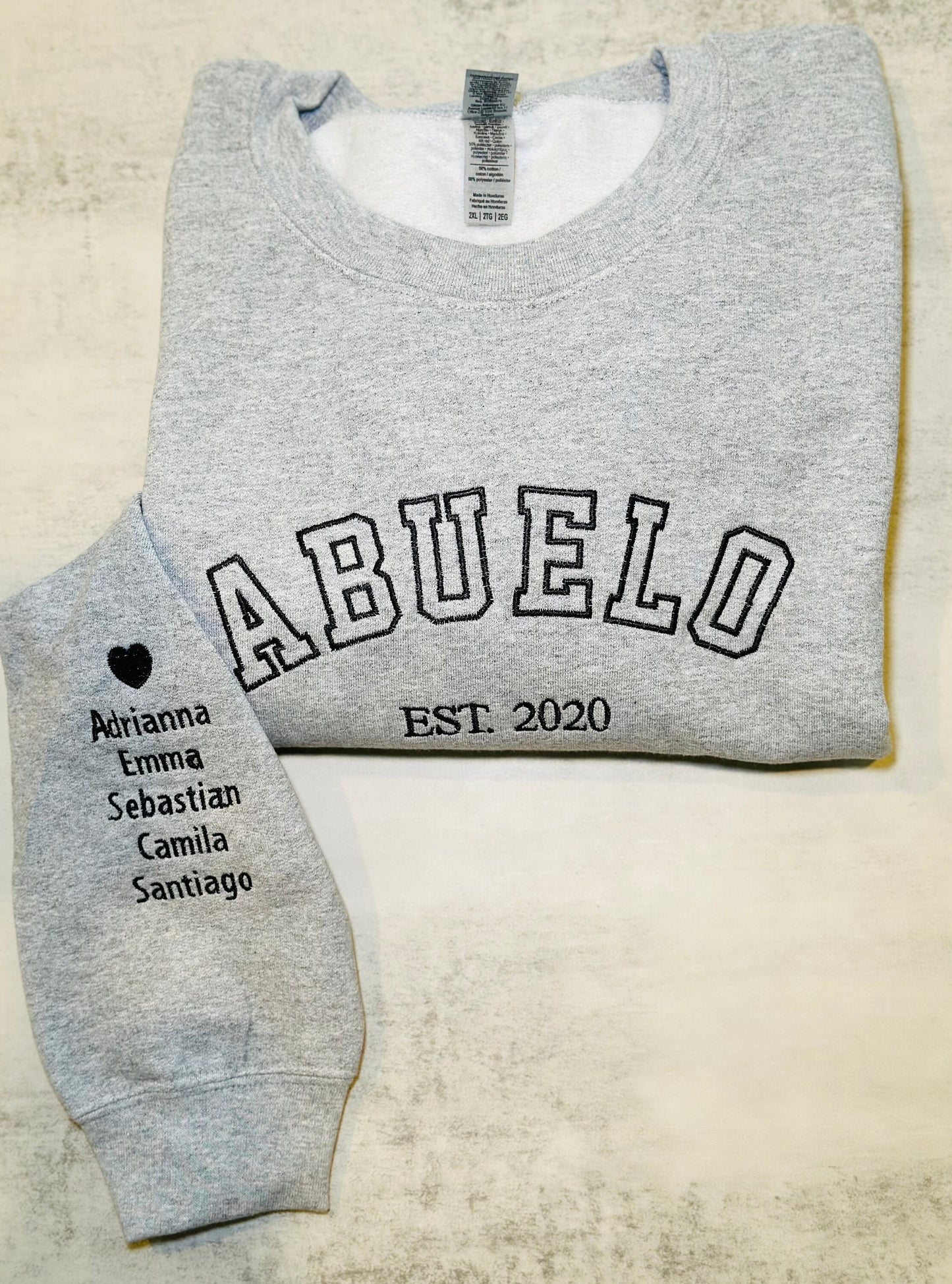 Abuela Embroidered Personalized with Child's Name