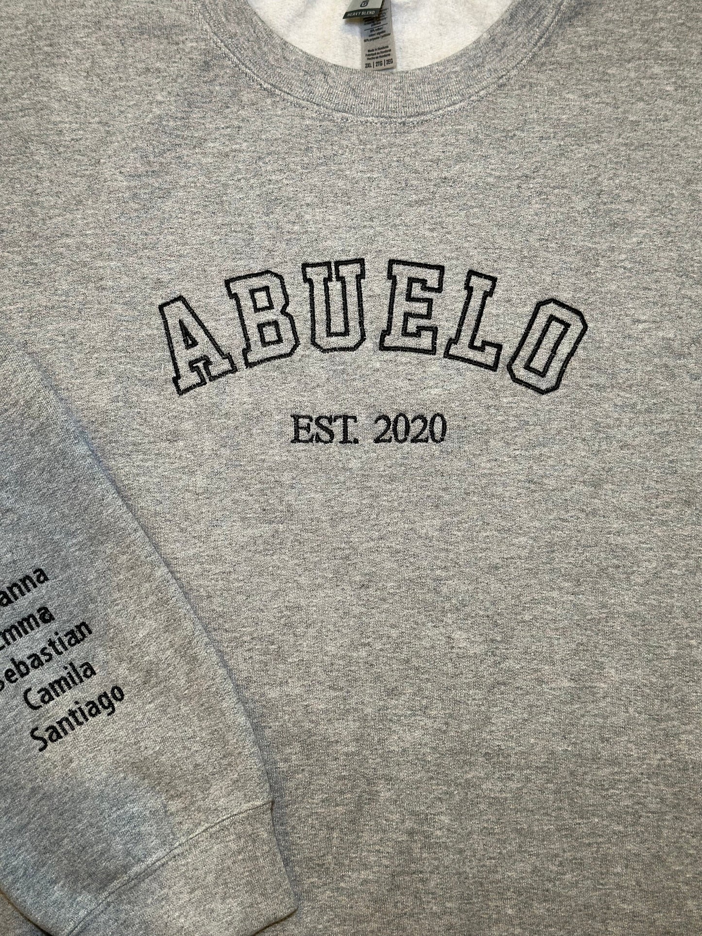 Abuela Embroidered Personalized with Child's Name