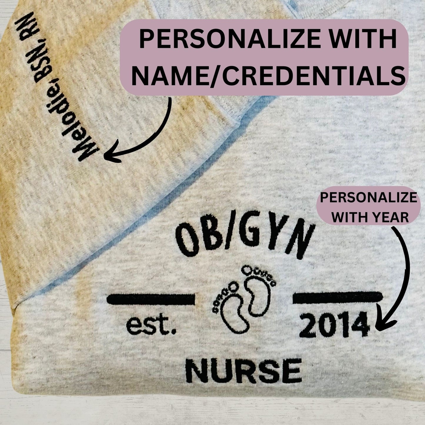 OBGYN Nurse Personalized Sweatshirt