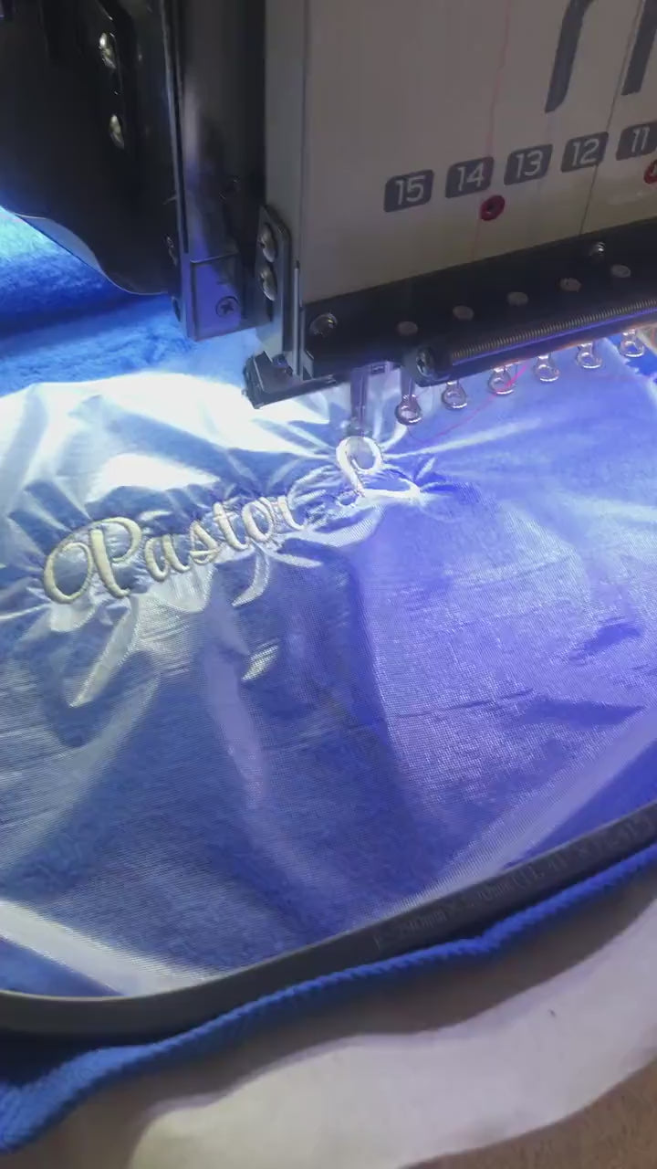 Personalized Embroidered Pastors Fingertip Towels with Bible make an excellent gift for Pastors Appreciation Month in October