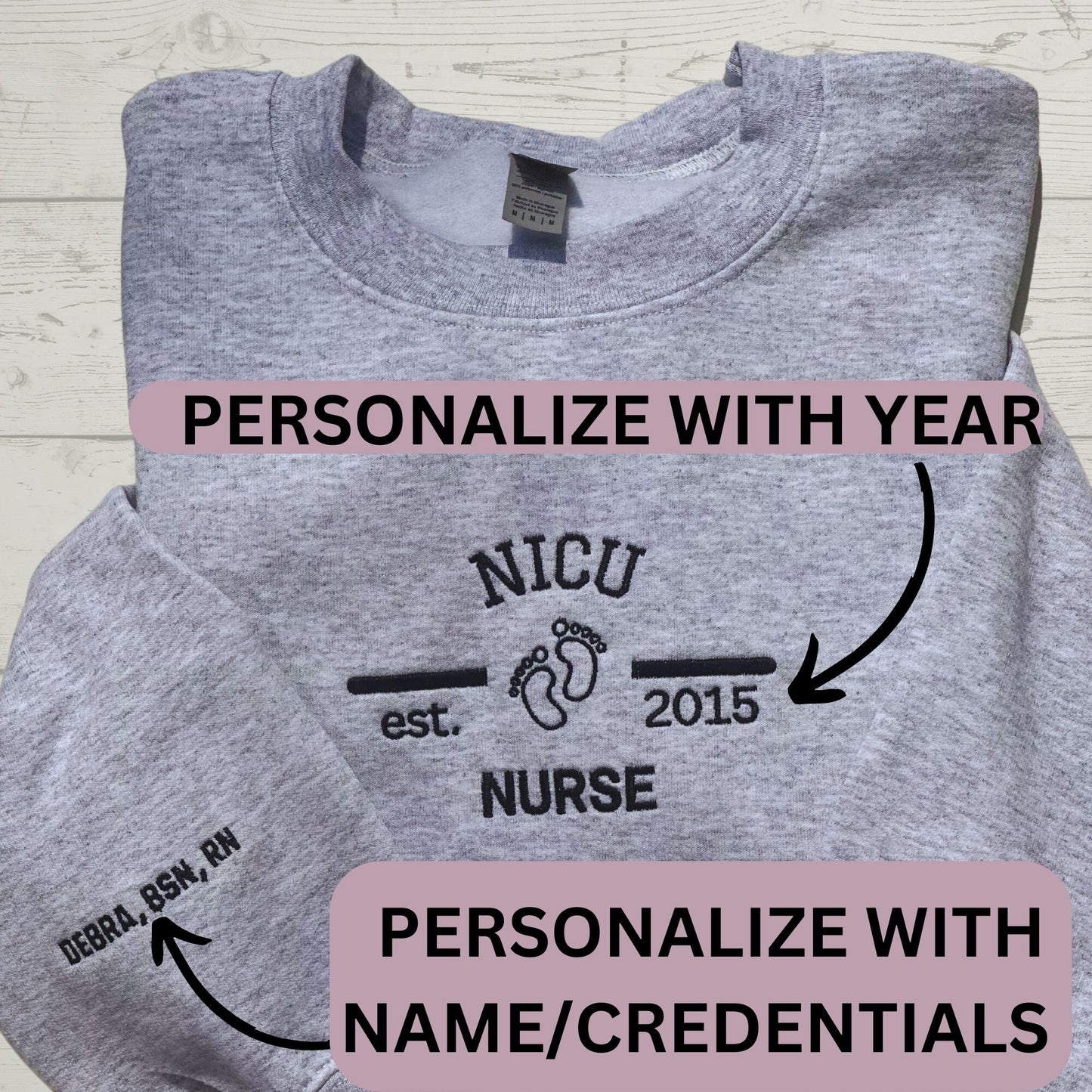 NICU Nurse Personalized Sweatshirt