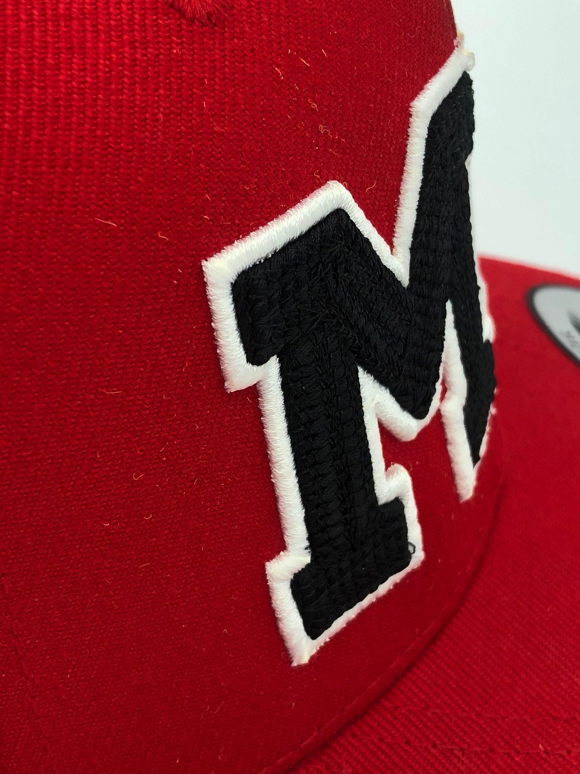 Personalized 3D Initial Puff Chainstitch Embroidery Flat Brim Cap Structured w/Adjustable Fit Unisex Cap Initial Hat Personalized Hat