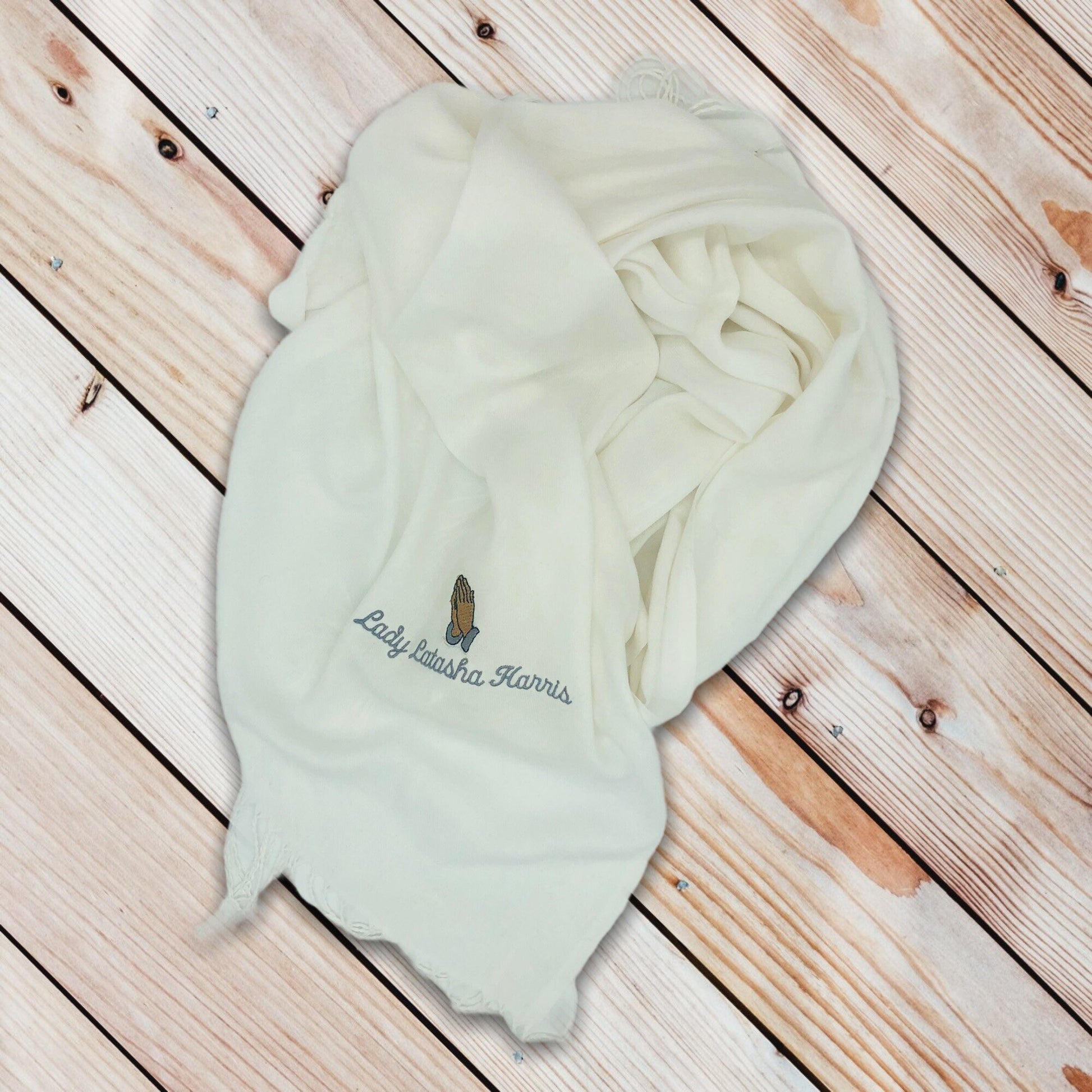 Personalized Embroidered Easter Pashmina makes an excellent gift for Easter for your First Lady or Ministry on Easter 2022