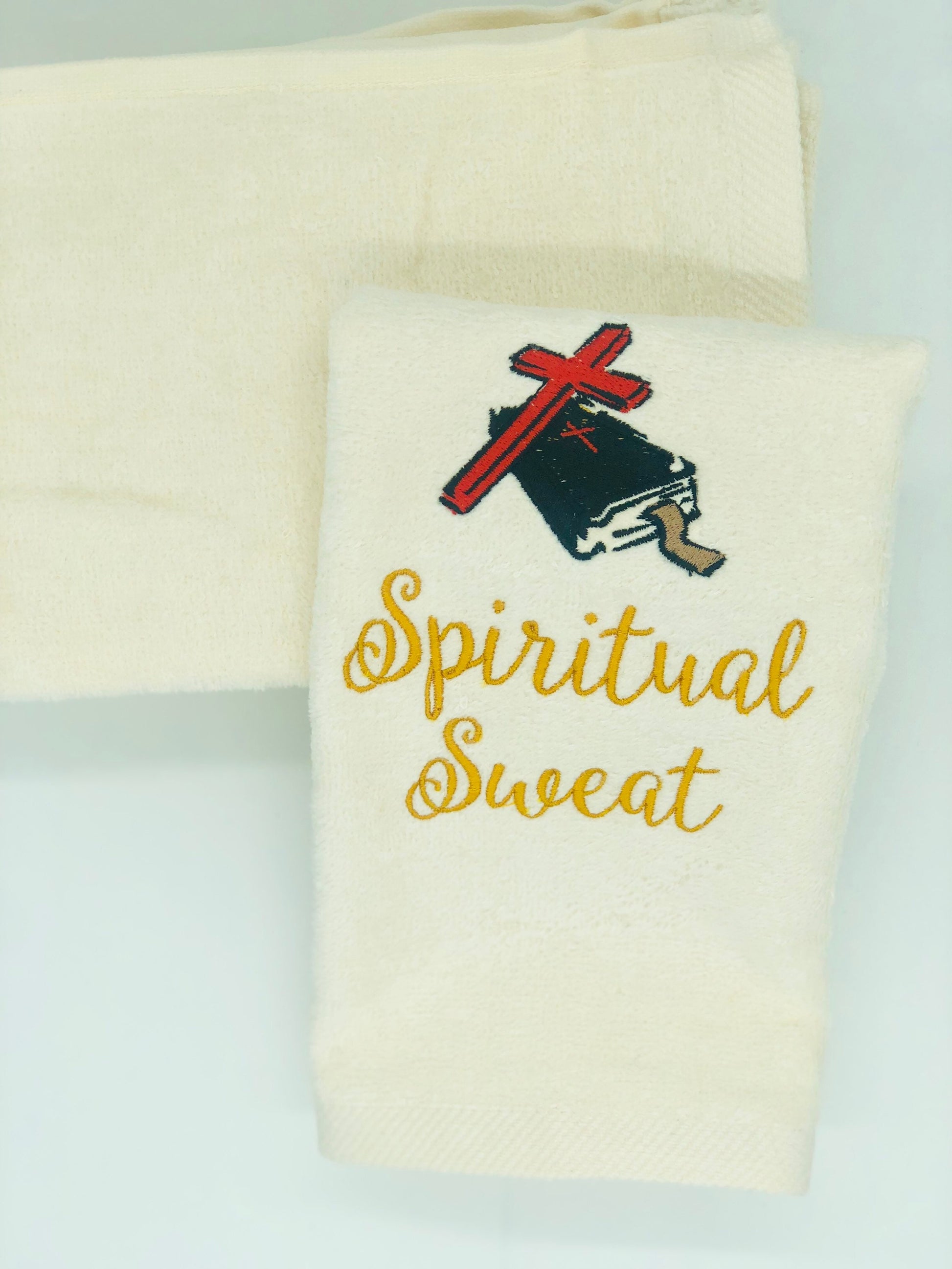 Pastor Sweat Towel, Pulpit Towel, Monogrammed Towel, Embroidered Towel