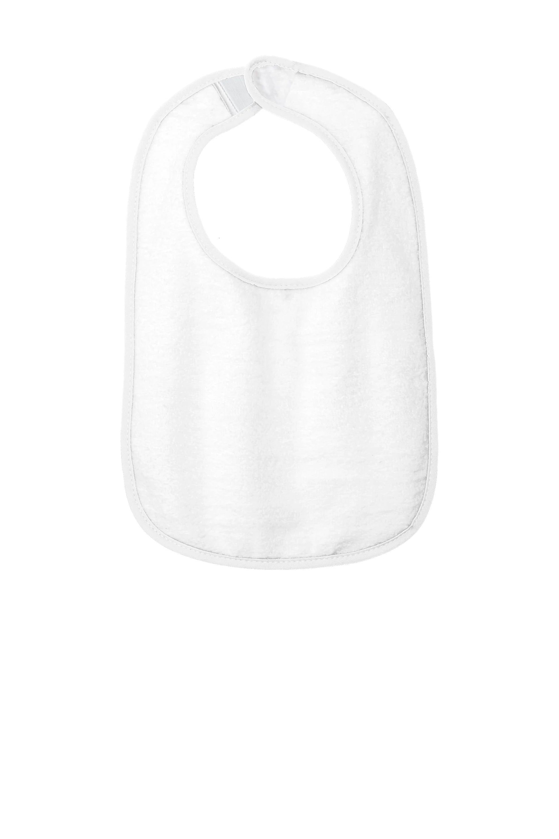 Baptism bib embroidered and personalized with baby’s name makes an excellent gift for a new baby