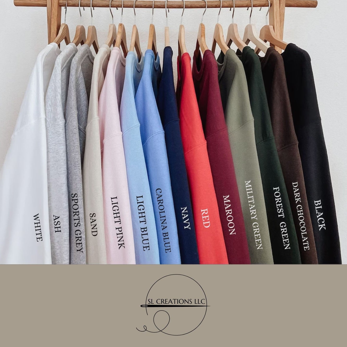 Custom Personalized Embroidered Sweatshirt with Names Gift for Mom on Mother's Day Gildan Crewneck