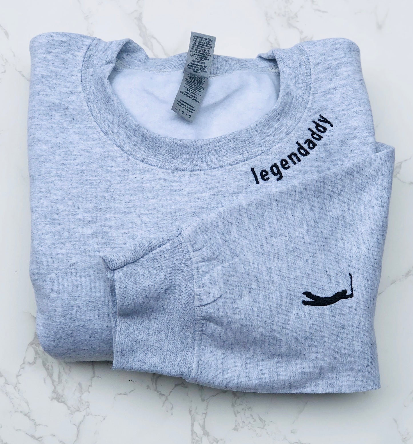 Legendaddy Collar Sweatshirt with Golf Sleeve