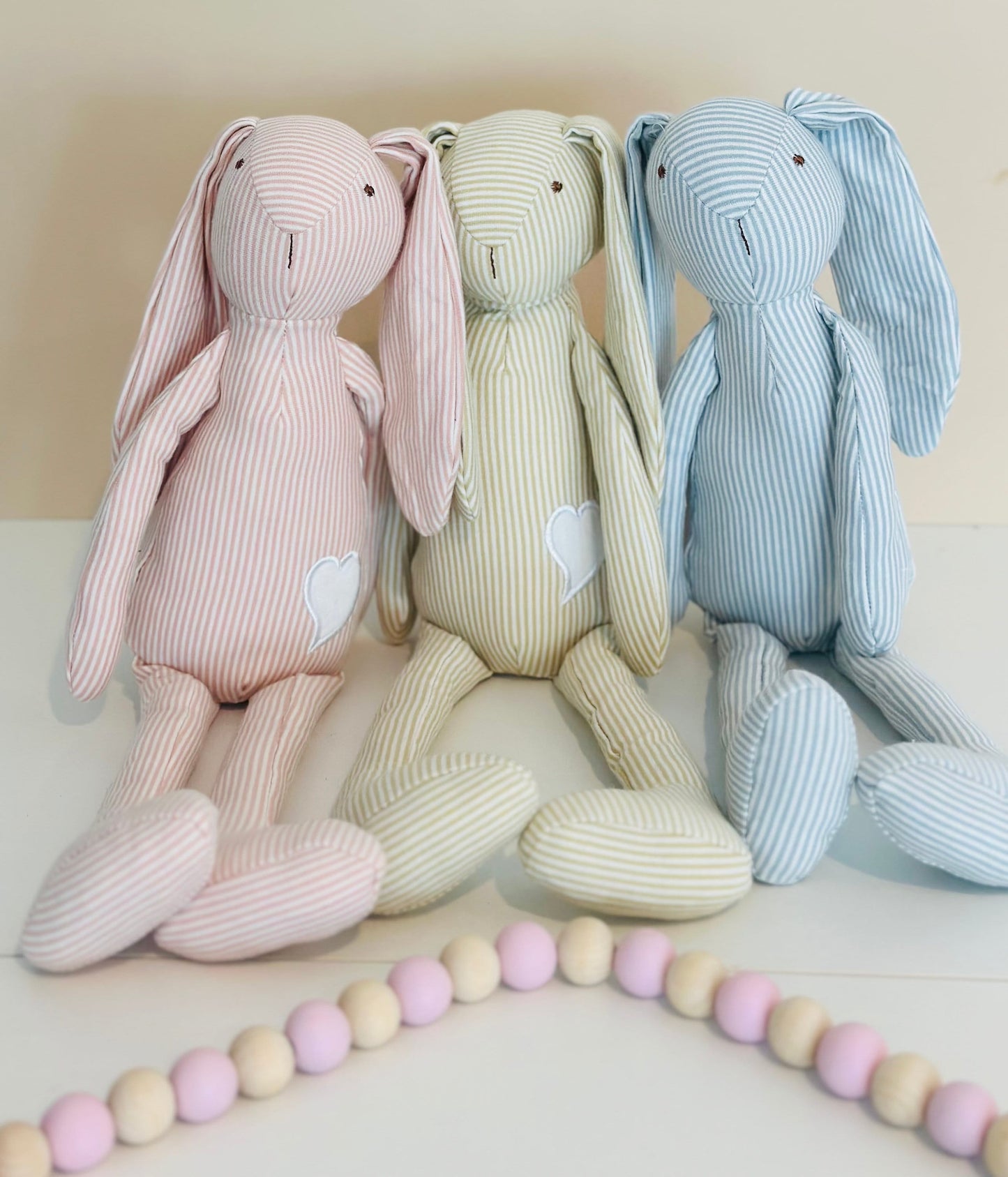 First Easter Striped Bunny