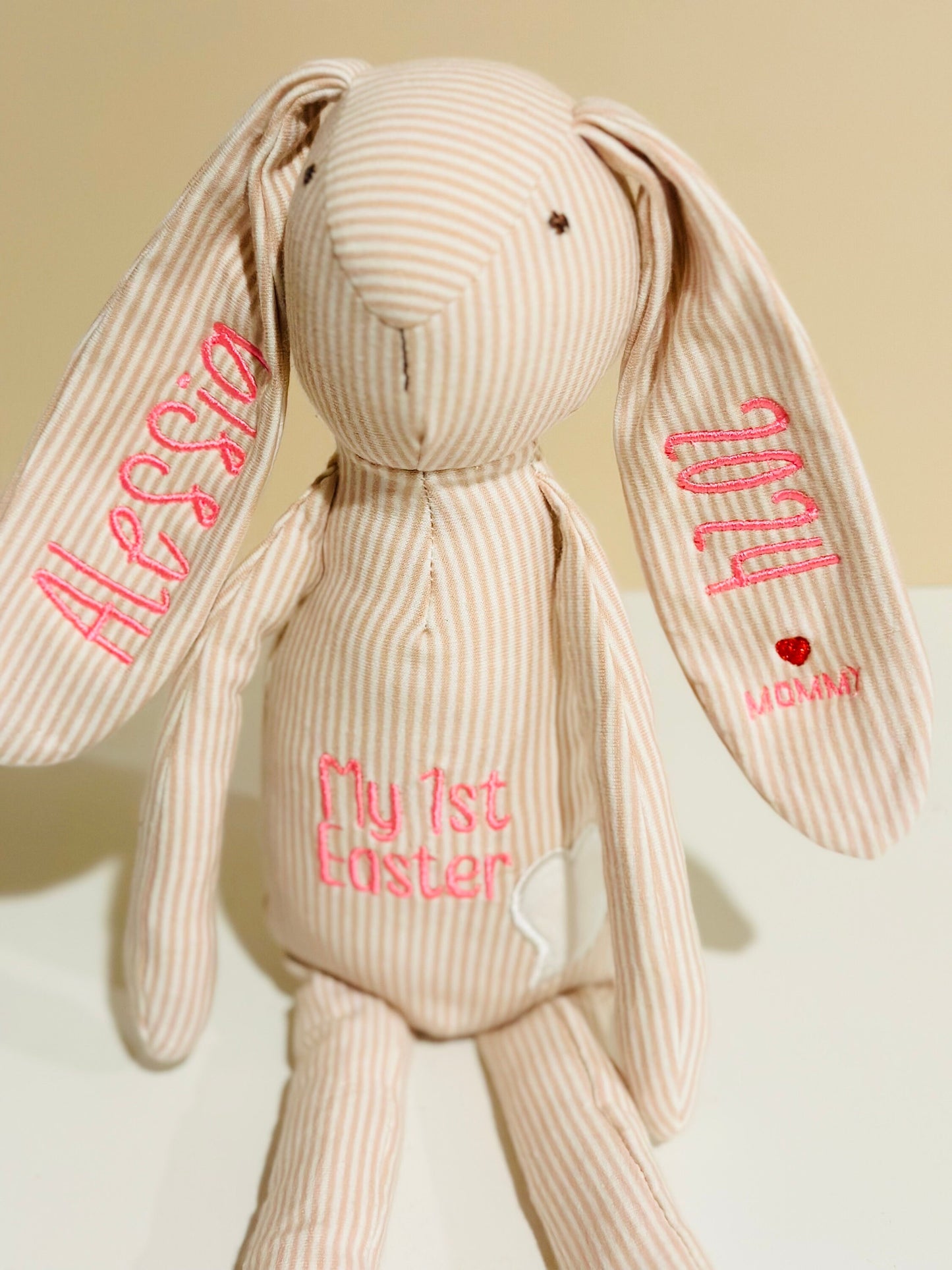 First Easter Striped Bunny